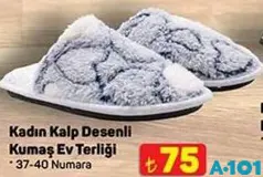 JUNO KADIN KALP DESENLİ KUMAŞ EV TERLİĞİ
